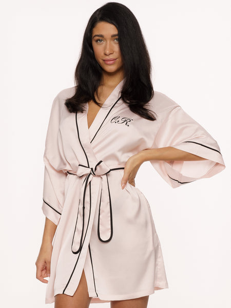 Kimono Piping Soft Pink
