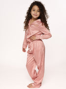Pyjama Powder Pink Long Kids