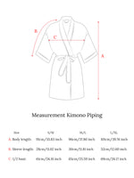 Kimono Piping Midnight Black