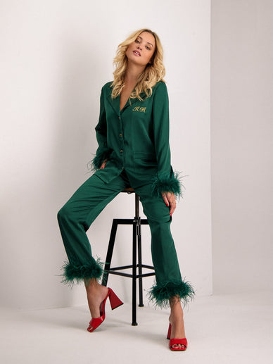 Pyjama Feather Emerald Green