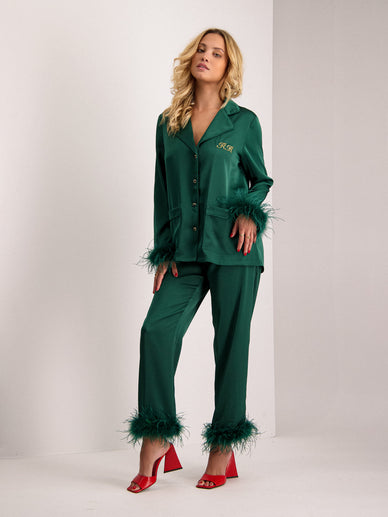 Pyjama Feather Emerald Green
