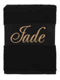 Bath Towel Midnight Black