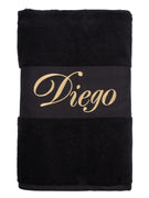 Beach Towel Midnight Black