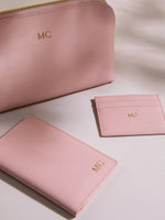 Leather Gift Set Pink